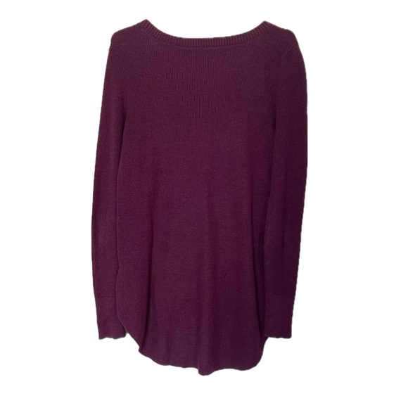 Natural Reflections sweater plum purple raspberry size medium - Picture 2 of 3